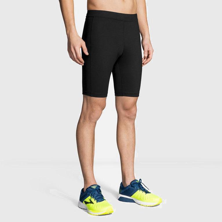 Brooks Greenlight 9 Israel - Men's Running Shorts - Grey (87540-FTAN)